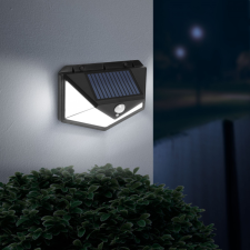 Mozgásérzékelős szolár reflektor - fali - 136 LED kültéri világítás