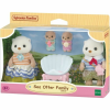  Mozgatható végtagú figura Sylvanian Families La familia de las nutrias marinas Állatok