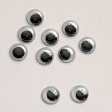  Mozgó szem 7 mm dekorációs kellék