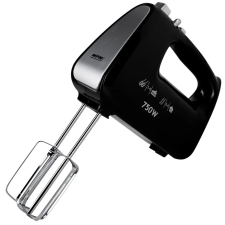 MPM 6 fokozatú kézimixer - habverő + dagasztószár Fekete 750W kézi mixer