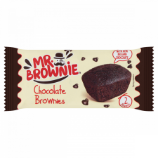 Mr. Brownie csokoládédarabos brownie 2 x 25 g (50 g) csokoládé és édesség