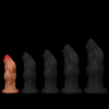 Mr Dick's Toys Tazka Dildó Texturált, tapadókorongos 20 cm szilikon fekete