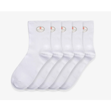 MR Pamut Mr.Pamut gumi nélküli férfi zokni fehér, 5 páras csomagban, 39-42 férfi zokni