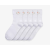 MR Pamut Mr.Pamut gumi nélküli férfi zokni fehér, 5 páras csomagban, 43-46