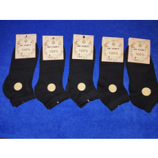 MR Pamut Mr.Pamut Női titok zokni fekete színben, 5 db-os csomagban