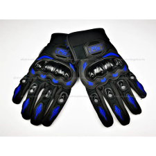  MR protektoros kesztyű fekete - kék L méret motoros kesztyű