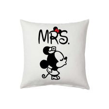 MRS. Mickey párna egyedi mintával ajándéktárgy