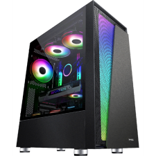 MS armor v715 fekete számítógépház (msc10025) számítógép ház