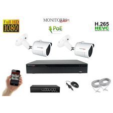 MS - IP kamerarendszer 2 kamerával switchel 2 Mpix. - 6002K2B megfigyelő kamera
