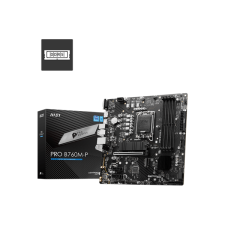MSI Alaplap S1700 PRO B760M-P Intel B760M, mATX alaplap