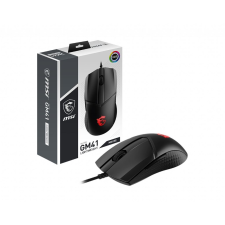 MSI Clutch GM41 Gaming mouse Black (S12-0401860-C54) egér