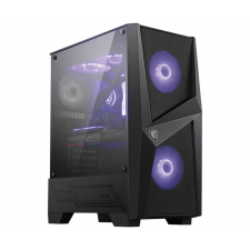 MSI MAG Forge 100M Számítógépház - Fekete (306-7G03M11-809) számítógép ház