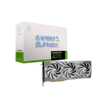 MSI MSI GeForce RTX 4070 GAMING X SLIM WHITE 12G videokártya (4070GAMINGXSLIMWH12G) videókártya