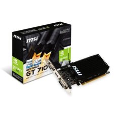 MSI MSI Videokártya PCI-Ex16x nVIDIA GT 710 2GB DDR3 Passzív (210959) videókártya