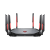 MSI RADIX AXE6600 WIFI 6E TRI-BAND vezetéknélküli router Gigabit Ethernet Kétsávos (2,4 GHz / 5 GHz) Fekete, Vörös (GRAXE66)