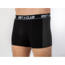 MST Boxer oldal csíkos mintával XL, Fekete férfi alsó