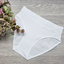 MST Magas derekú női alsó bordás anyagból XL/2XL, Fehér női alsó