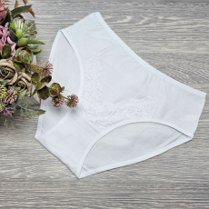 MST Magas derekú női alsó csipke díszítéssel 2XL/3XL, Fehér