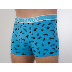 MST Mintás boxer 2XL, Világos kék