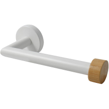 MSV-SPIRELLA Spirella Držák na toaletní papír IANA, ocel, bambus, bílý fürdőszoba kiegészítő