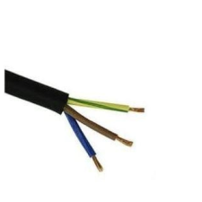 Mt 3x0,75mm2 sodrott vezeték fekete kábel és adapter