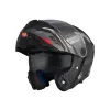 MT HELMETS MT Atom 2 SV felnyitható sisak fekete/piros/ezüst matt méret L (59-60 cm) MT Helmets Sisakok és ruházat Sisakok és tartozékok Zárt sisakok