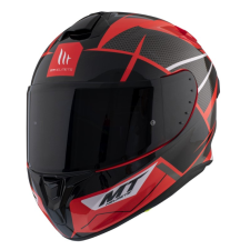 MT HELMETS MT FF106 Pro Targo Pro Podium D5 zárt bukósisak piros-fekete bukósisak