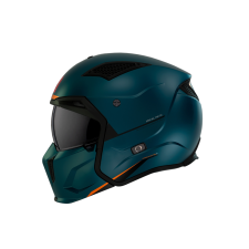 MT HELMETS MT Streetfighter SV S Solid A6 nyitott bukósisak arcmaszkkal matt kék bukósisak