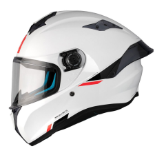 MT HELMETS MT TARGO S SOLID A0 zárt motoros bukósisak fényes fehér bukósisak