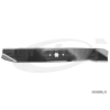 MTD Fűnyíró kés MTD B155 538mm, 6 ágú csillag, 3 furatos utángyártott