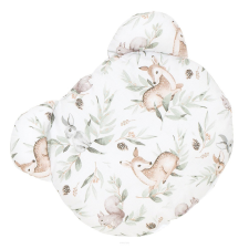  MTT Mackó párna - Fehér alapon Őzike és barátai lakástextília