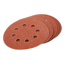 MTX 125mm P150 5db excentercsiszoló korong perforált, tépőzáras barkácsolás, csiszolás, rögzítés