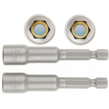 MTX 13x65mm mágneses dugókulcs fej csavarozóba 2db CrV bitfej készlet