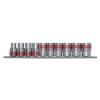 MTX 4-13mm 1/4 hatlapfejû dugókulcs készlet 10db