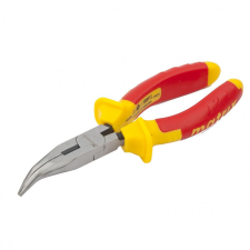 MTX Hajlított Hosszú csõrû fogó 160mm 1000V-ig szigetelt villanyszerelés