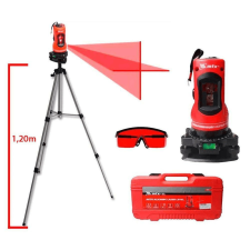 MTX Önbeállós lézeres szintező 150mm állvánnyal, kofferben mérőszerszám