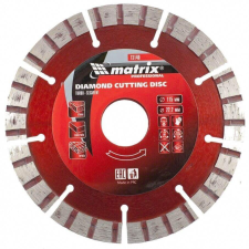 MTX Turbó Szegmens gyémántvágó penge 115 x 22,2mm száraz vágáshoz barkácsgép tartozék