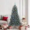  Mű karácsonyfa Zöld 99 x 99 x 180 cm PVC és Műanyag és Acél