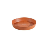  Műanyag alátét kettő csíkkal az oldalán 12cm terracotta