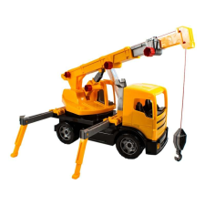  Műanyag darus autó - 62 cm autópálya és játékautó