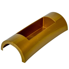 Műanyag domború tégla forma arany 30x13x6 cm dekorációs kellék