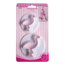 Műanyag flamingó fondant kiszúró, 2 db-os szett sütés és főzés