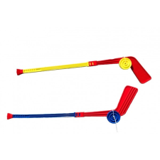 Műanyag hokiütő koronggal 74 cm kerti játék