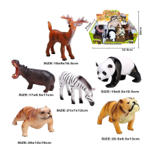 Műanyag játék zebra figura játékfigura