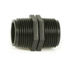  Műanyag közcsavar 1/2&quot; külső x 1/2&quot; külső öntözéstechnikai alkatrész