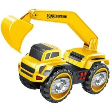  Műanyag markológép fénnyel-hanggal - 37 cm autópálya és játékautó