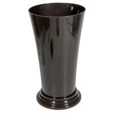  Műanyag tál orchidea grafit D19cm M35cm dekorációs kellék