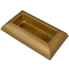  Műanyag tál téglalap alakú mintás arany 29x17cm