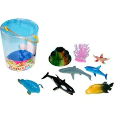  Műanyag tengeri állatok 8 darabos készlet játékfigura