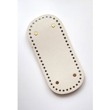  Műbőr táskaalj, bézs 22x10cm rövidáru